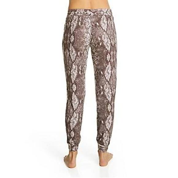 PJ Salvage SNAKE BITE FEATHER KNIT JOGGER Style #RZSBP Cocoa Large L - Picture 3 of 6